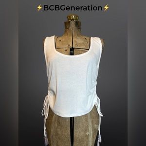 ⚡️BCBGeneration⚡️ Side Tie Cropped Tank
